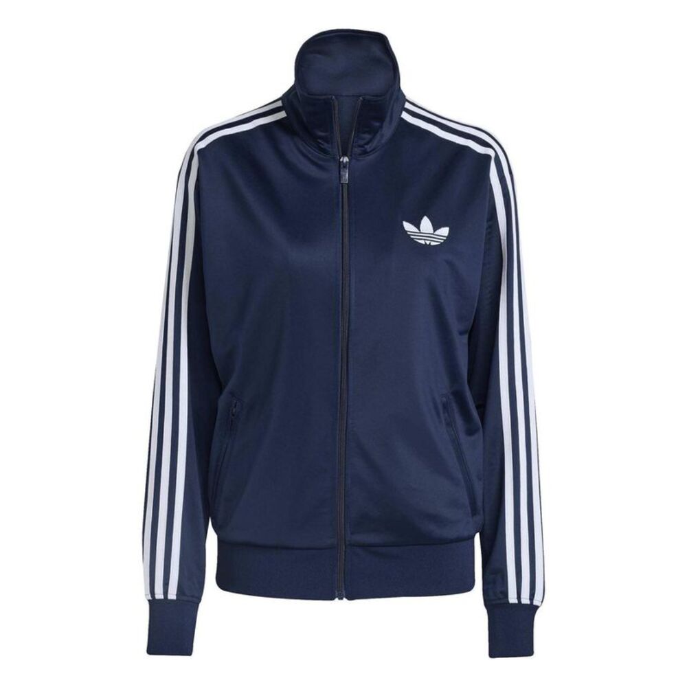 Adidas Womens/Ladies Firebird Funnel Neck Track Jacket / Indigo/White